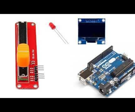 Control LED Blinking With a Potentiometer and OLED Display