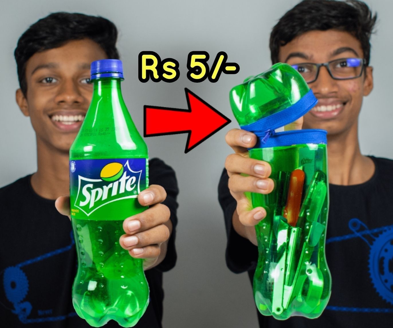 DIY Bottle Pouch Let's Reuse Plastic Bottles:)