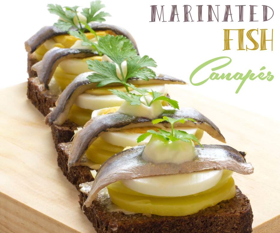 Marinated Fish Canapes (Party Food)