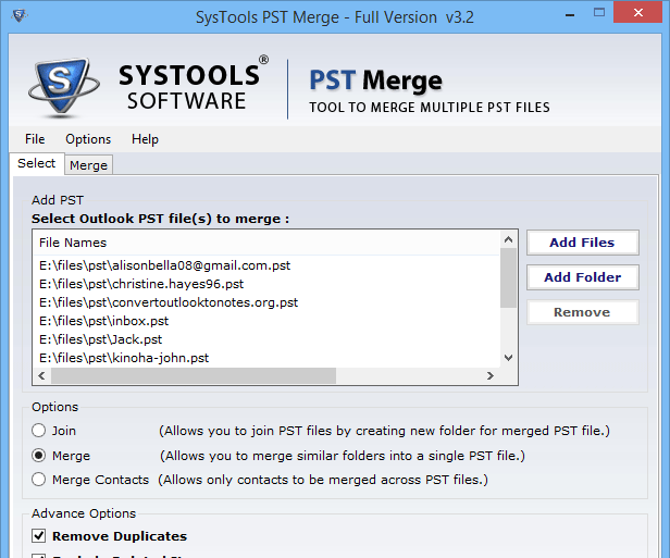 Merge Multiple PST Files