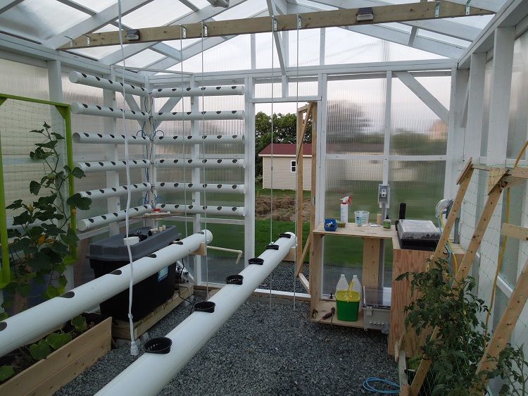 The Hydroponic, Automated, Networking, Climate Controlled Greenhouse Project: Construction