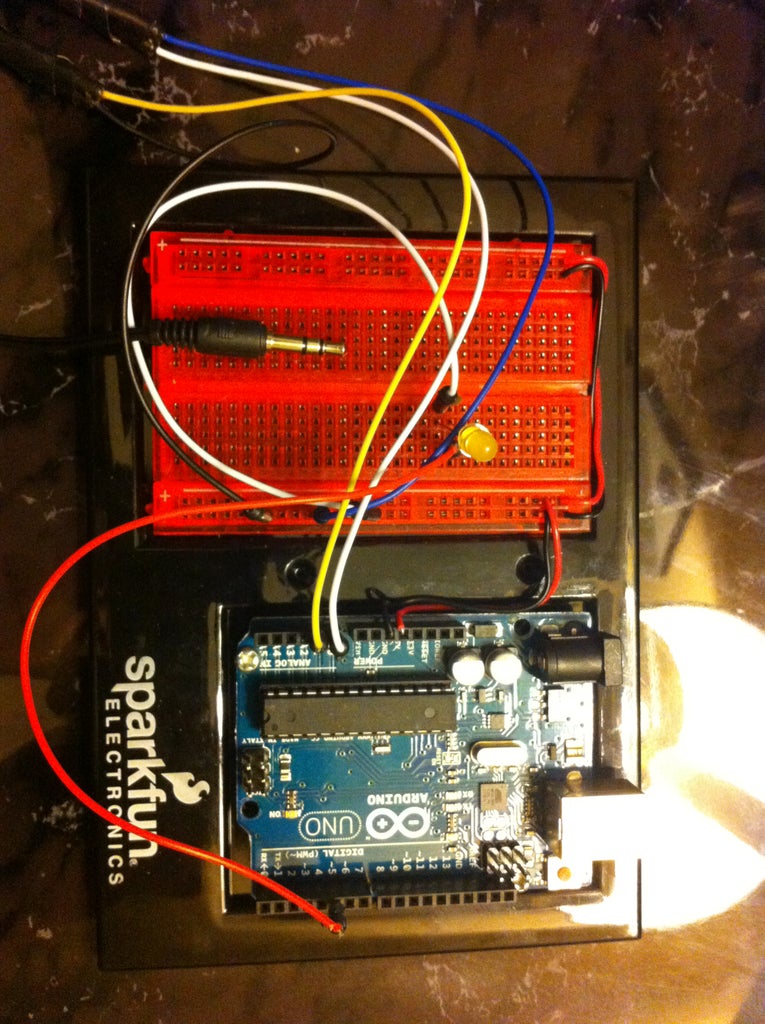 Arduino Runs Tip31 + LEDs