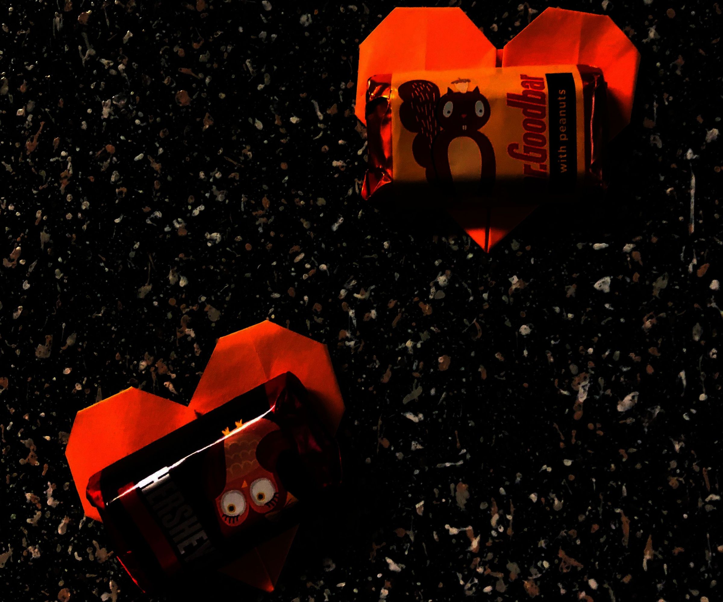 Folding a Paper Heart 