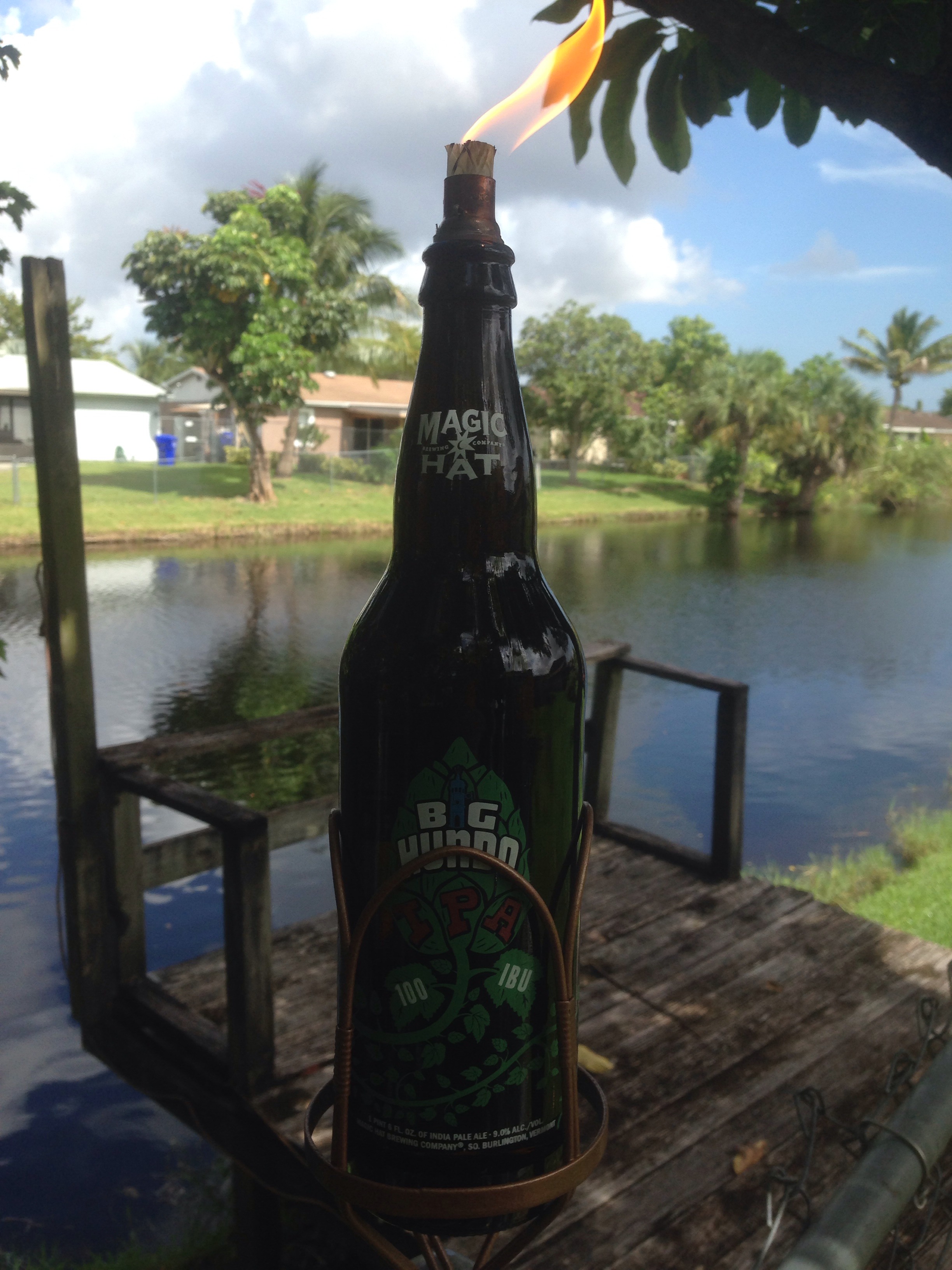 Long Lasting Beer Bottle Tiki Torches
