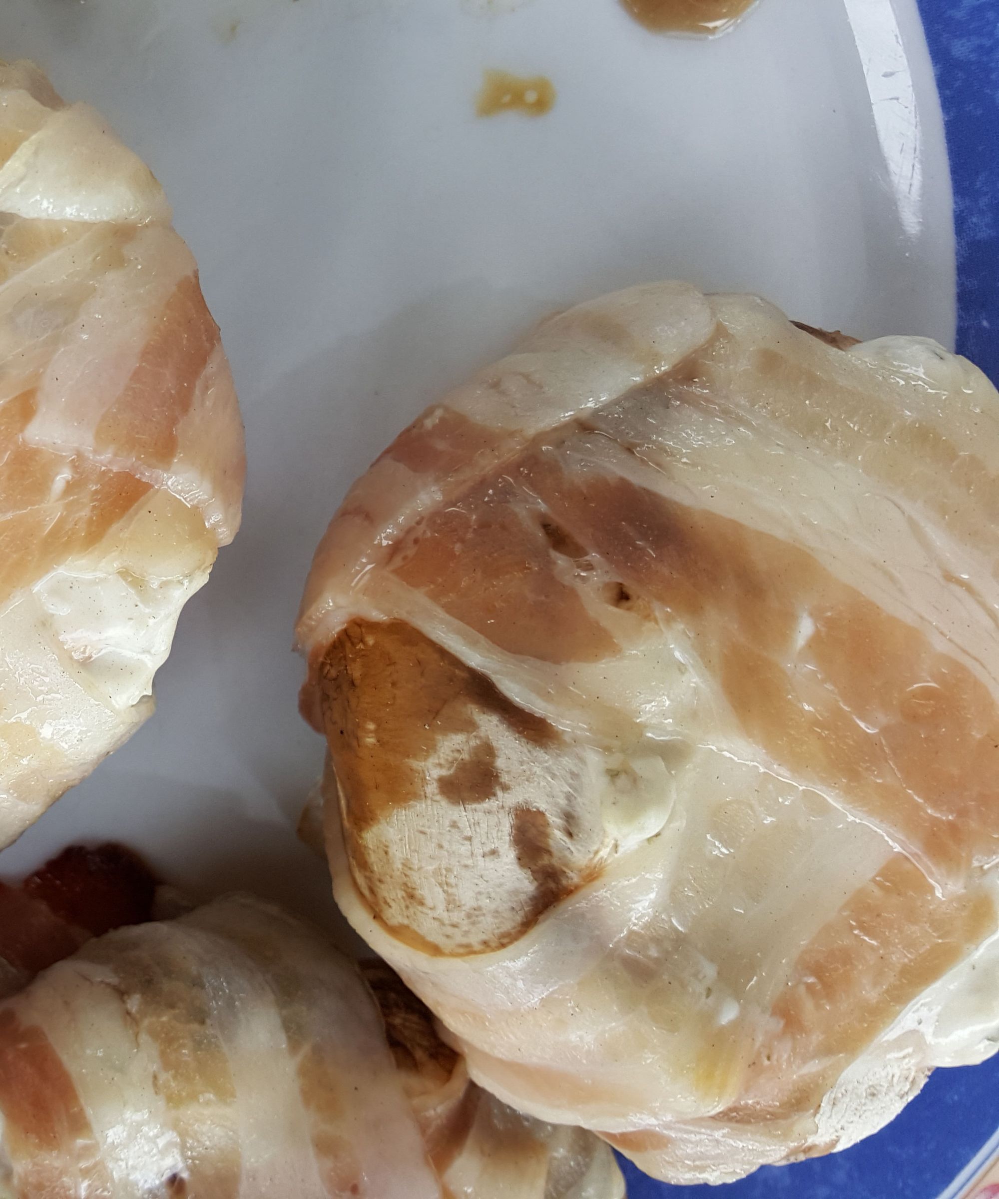 Filled Mushroom and Bacon on Bbq