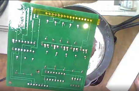 Allow Solder to Freeze on Board