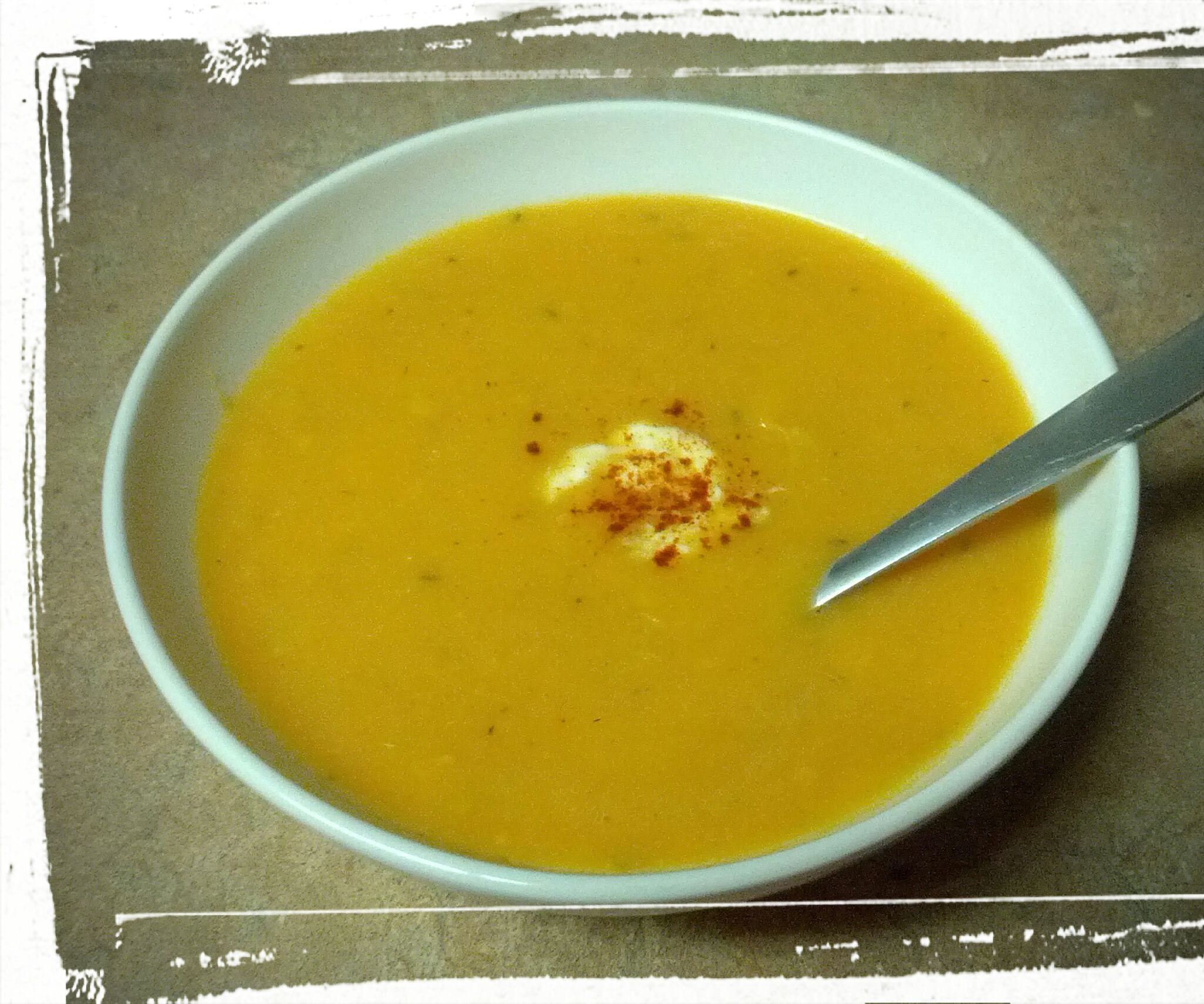 Pear and Sweet Potato Soup