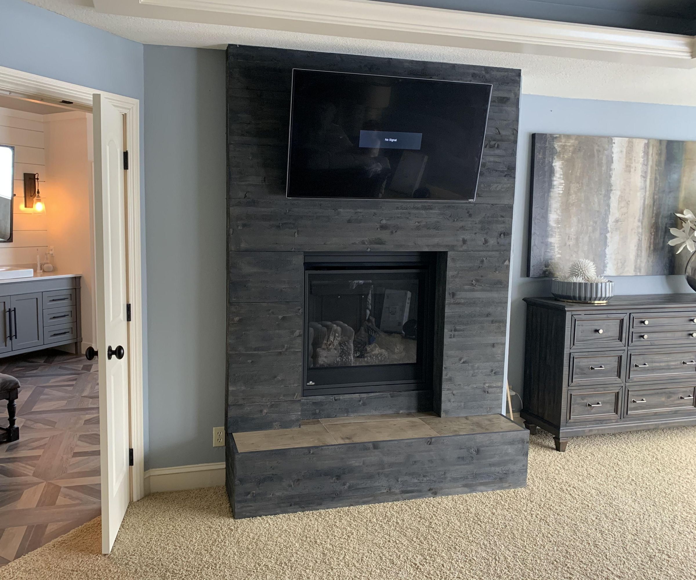 Rustic Fireplace