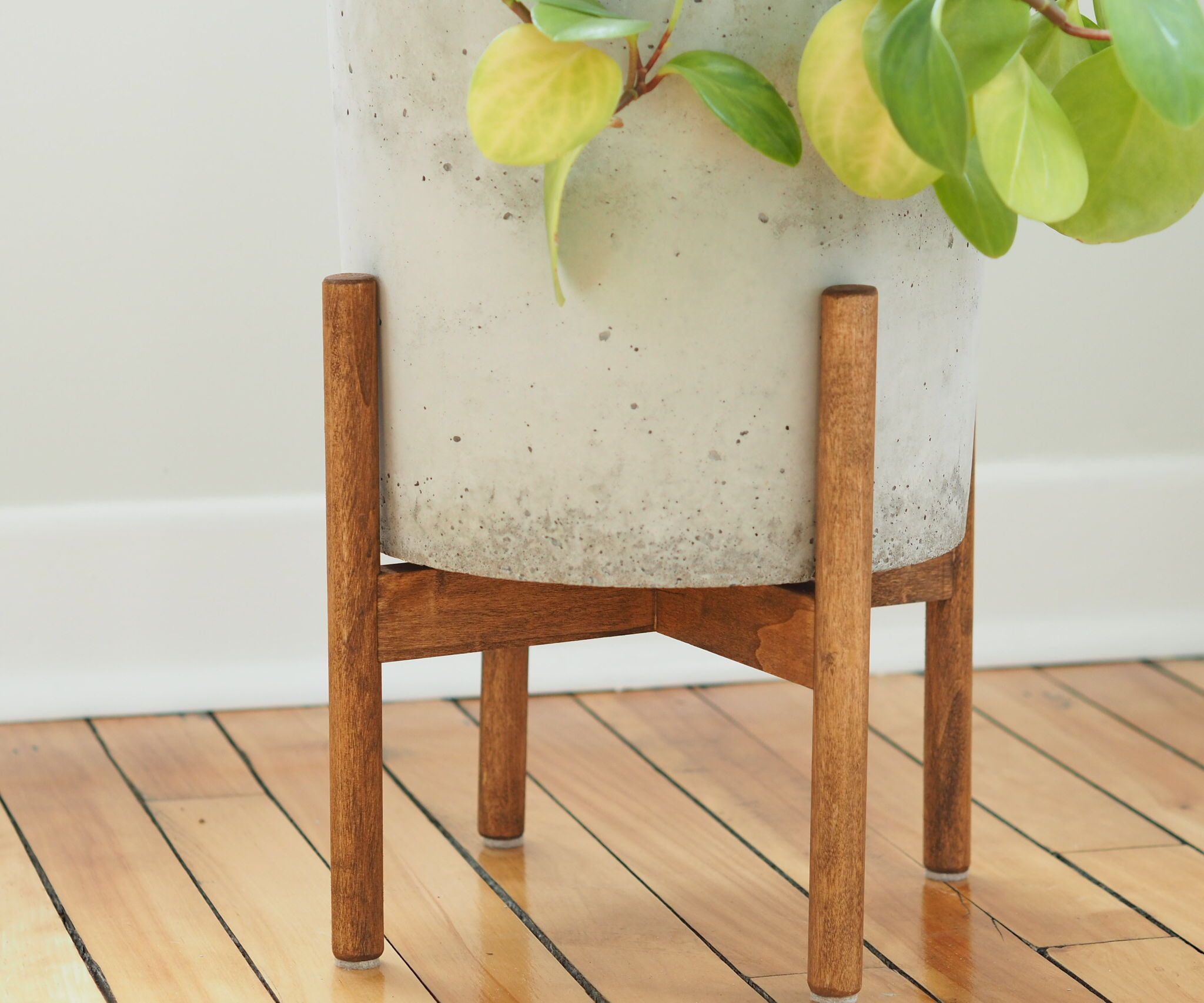 Wood Plant Stand