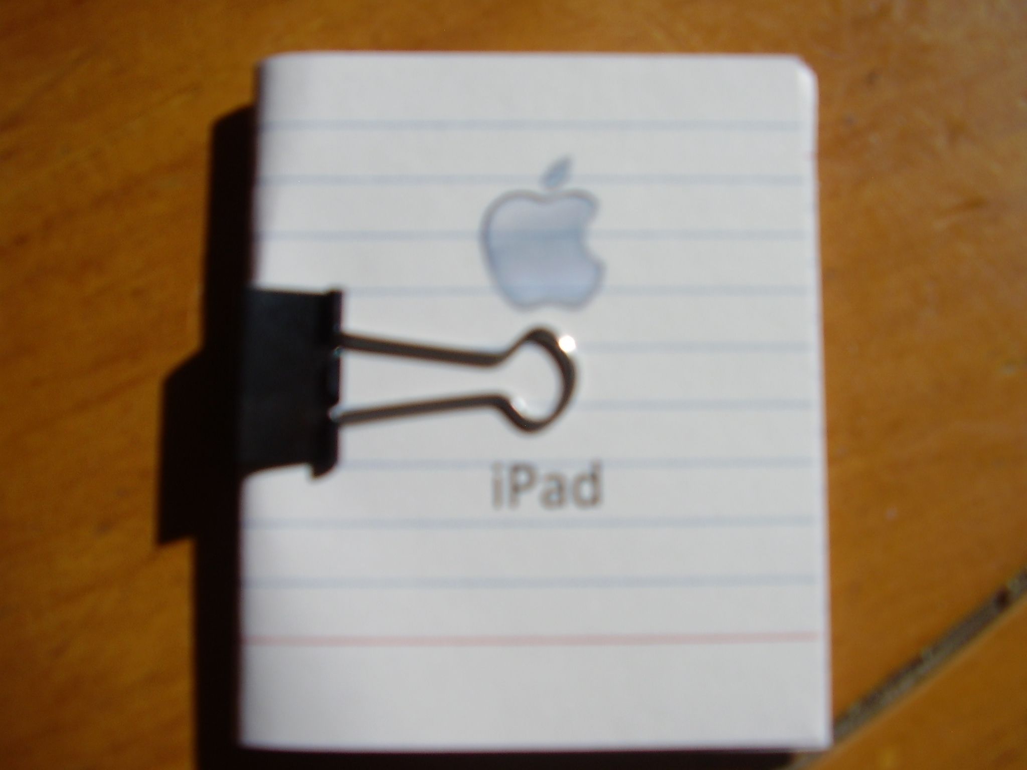 How to Make an IPad Booklet (similar to Hipster PDA)