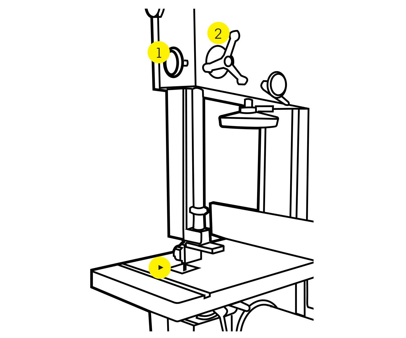 Adjusting the Bandsaw