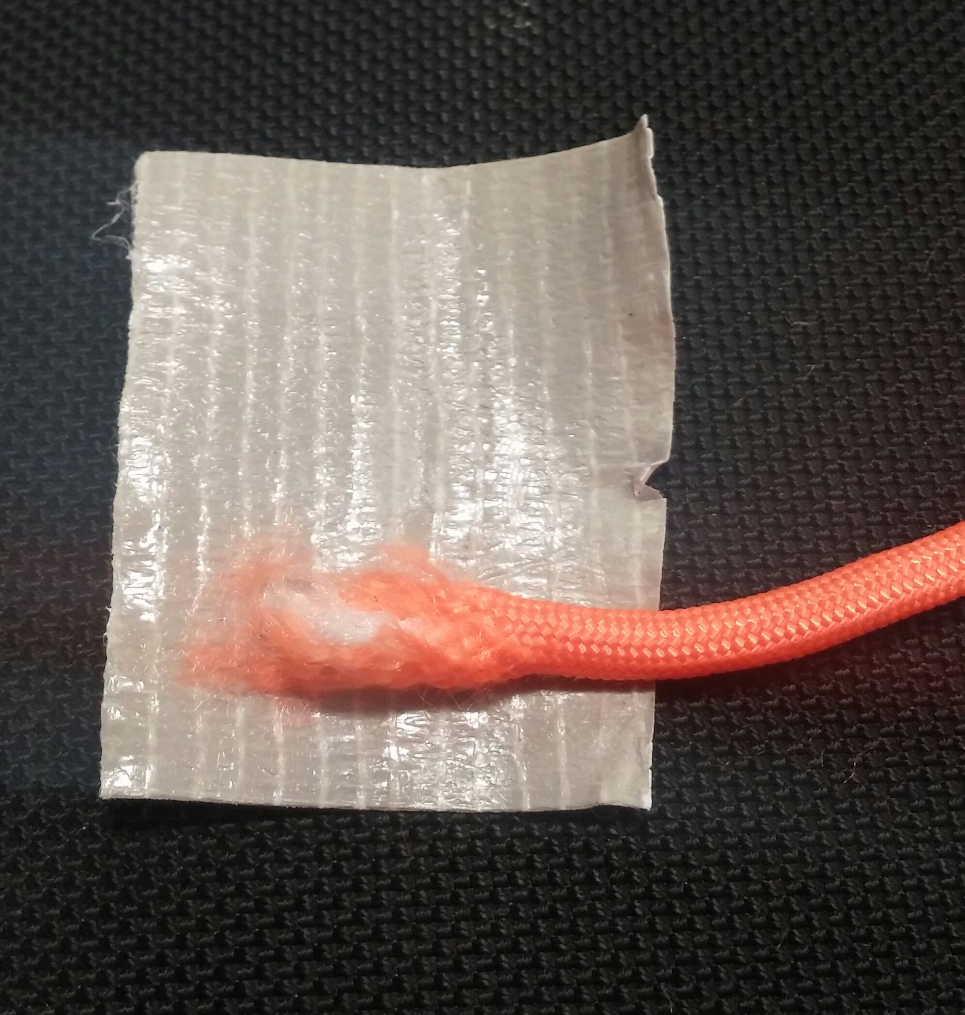 Makeshift Seal of Frayed End of Paracord 3 Steps Instructables