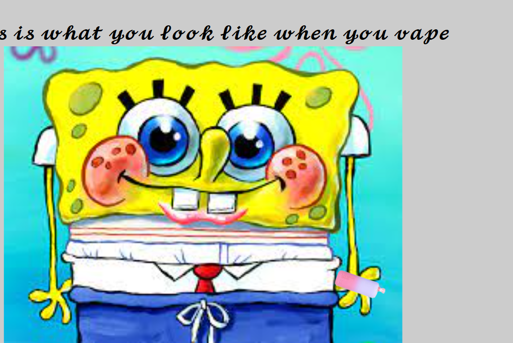 Humorous Anti Vaping Sign