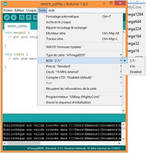 Arduino 1.8.x Clone With Atmega 8535/32/644p/1284p: the Mightycore : 10 ...