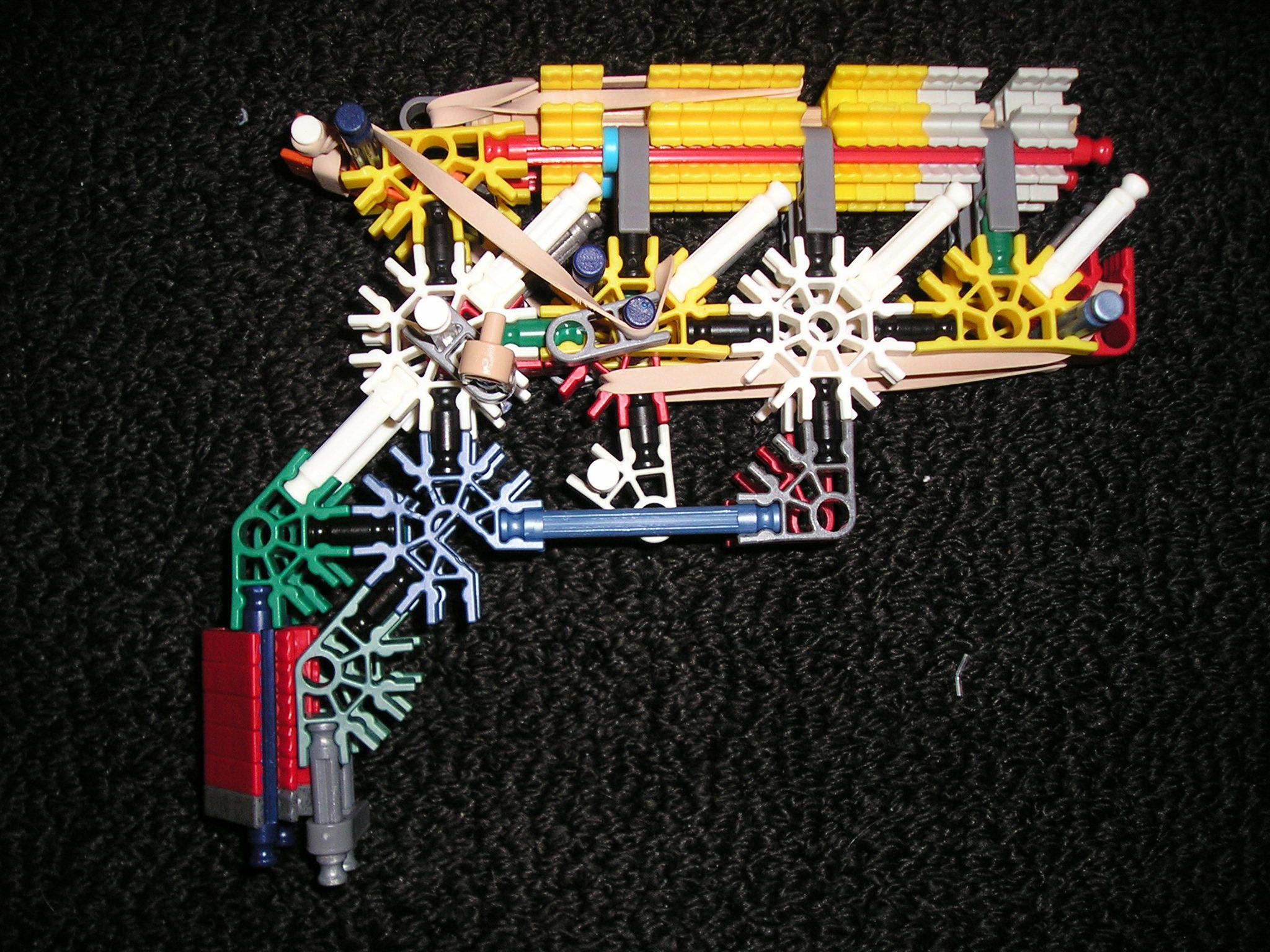Knex pistol with sear system