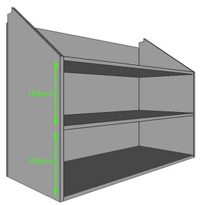 Doll's House Construction Side Panels & 1st & 2nd Floors