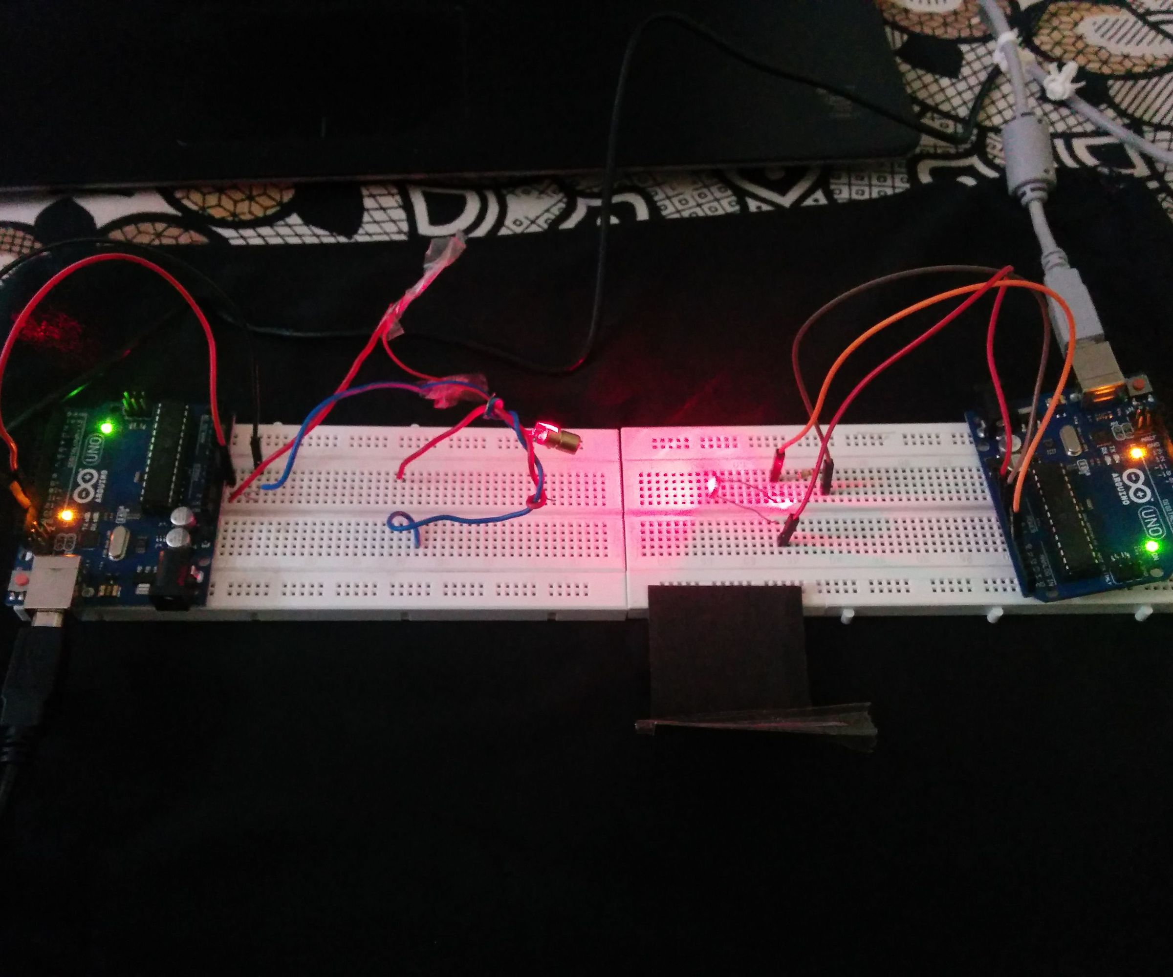 Morse Code Communication Transmitter and Receiver