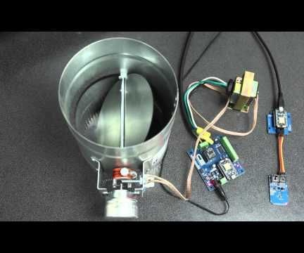 Smart Thermostat Controlled HVAC Duct Damper