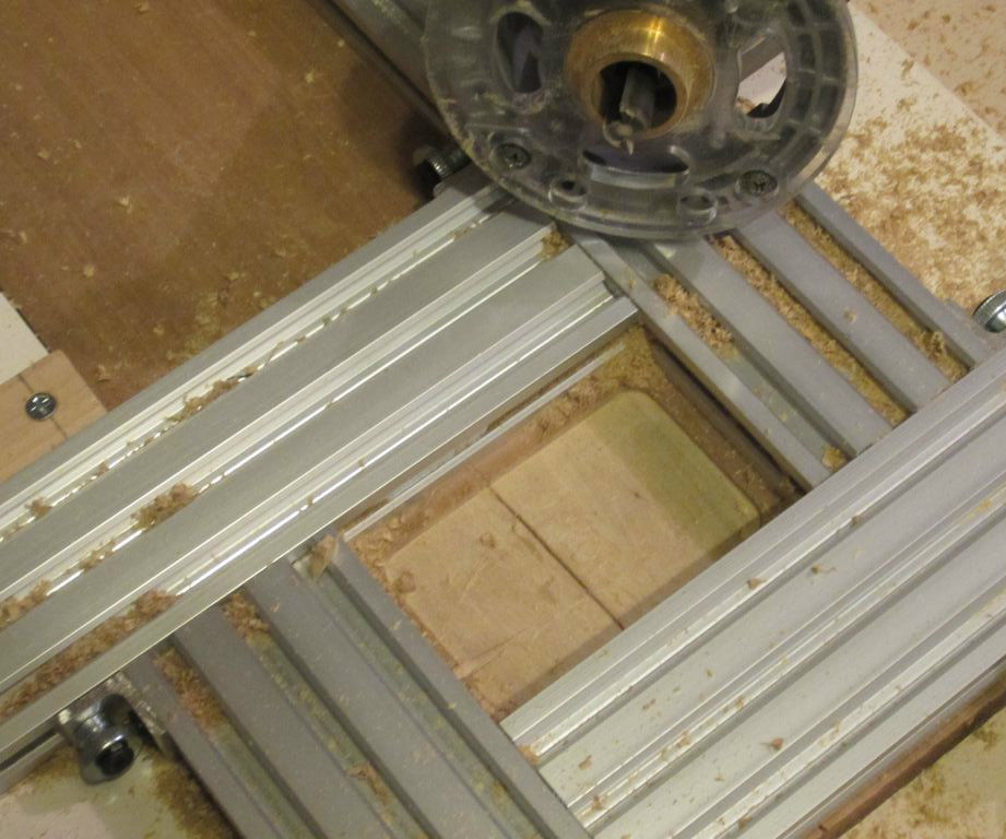 Adjustable Router Guide Template