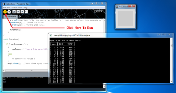 Save Arduino Sensor Data to MYsql Using Processing : 6 Steps ...