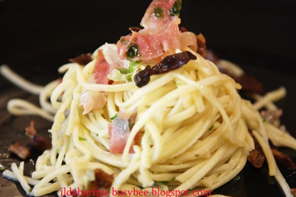 Tagliolini With Porcini Mushroom and Speck
