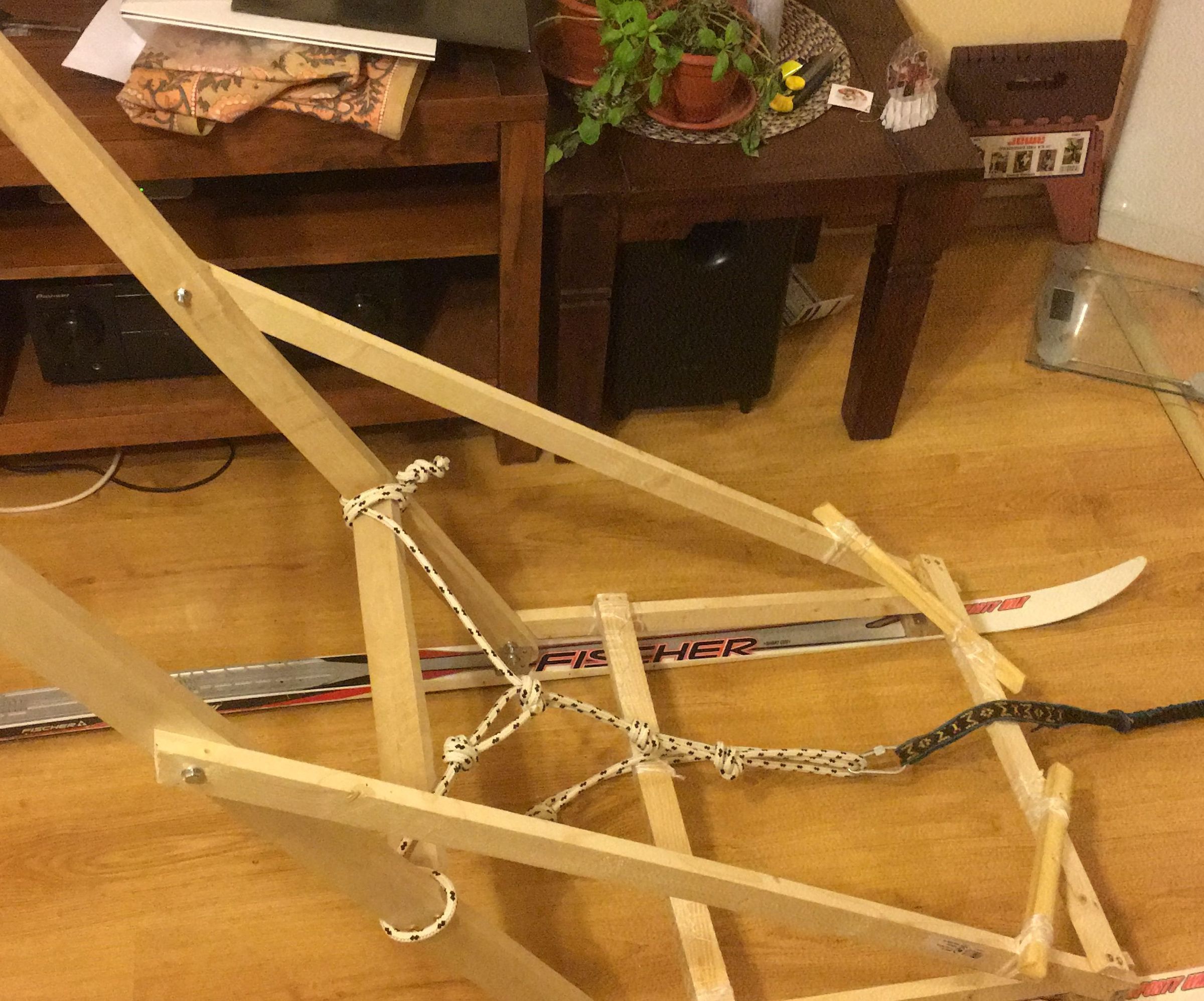 Homemade Dogsled (kicksled)