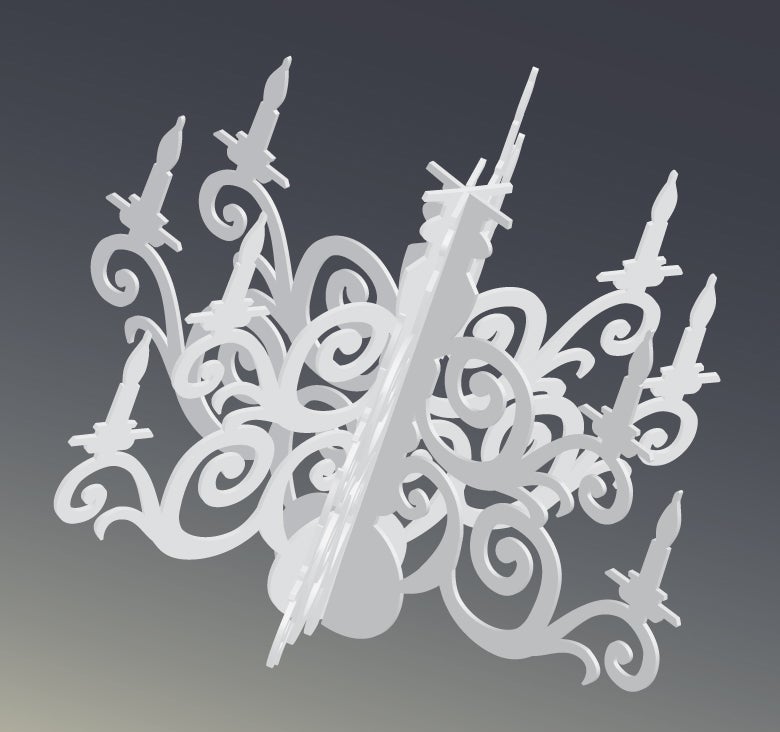 Large Silhouette Chandelier Decoration, the Grandelier : 3 Steps (with Pictures) - Instructables large-silhouette-chandelier-decoration-the-grandelier-3-steps-with-pictures-instructables