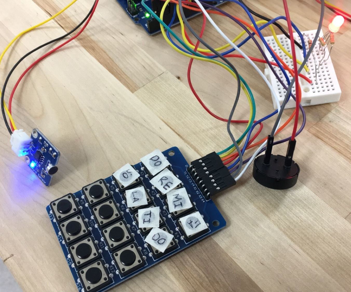 Keypad Module Piano With RGB LED