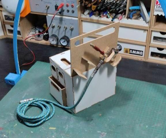 Box for Airbrush / Caja Para Aerografo