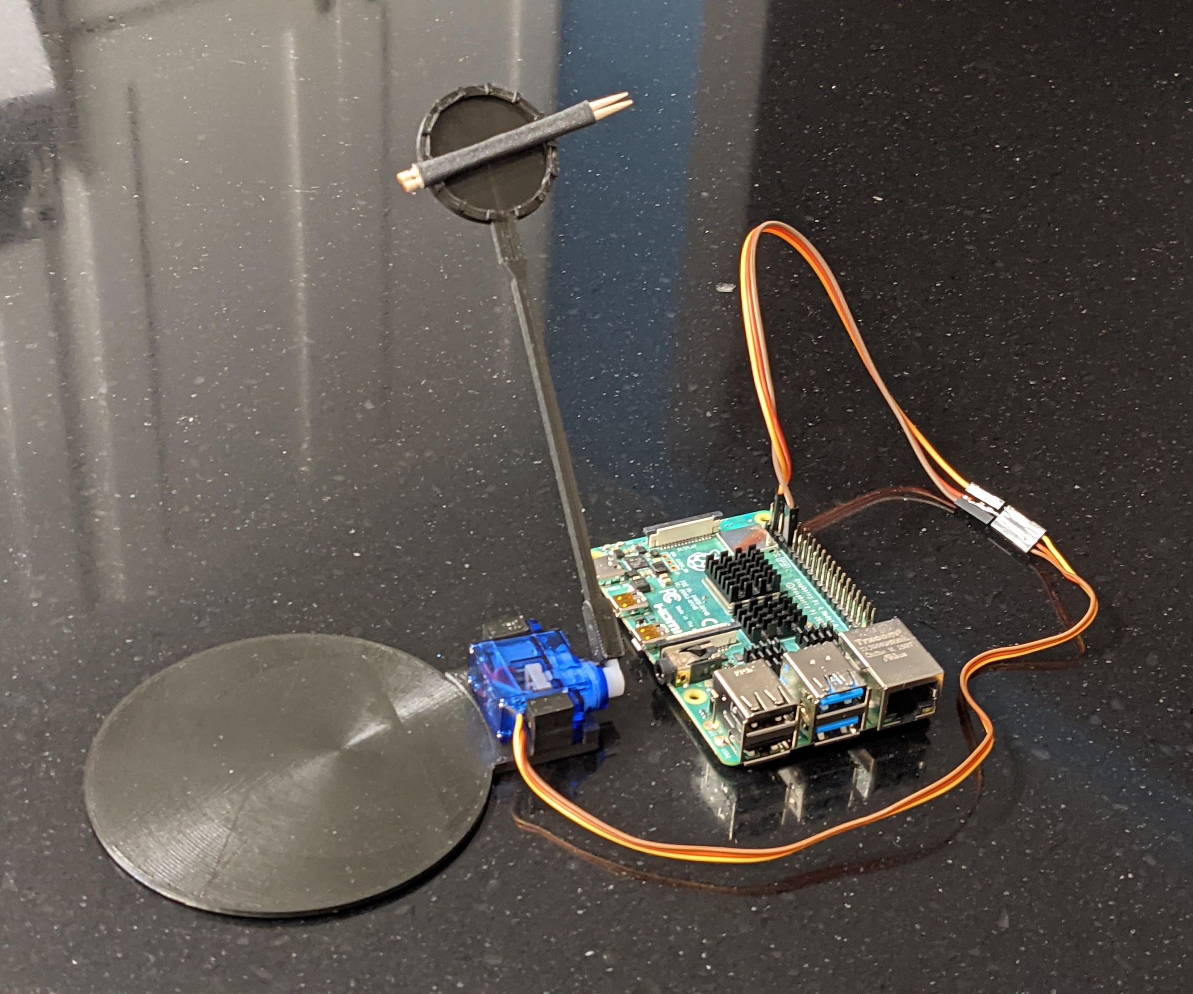 Program a Servo, Build a Catapult, and Solve for Π (on a Raspberry Pi) (EASY!)