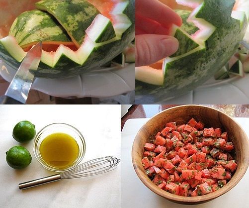 Watermelon Salad With Chervil