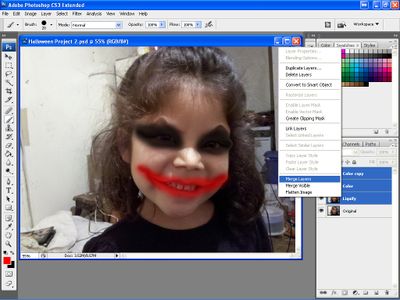 Merge the Layers