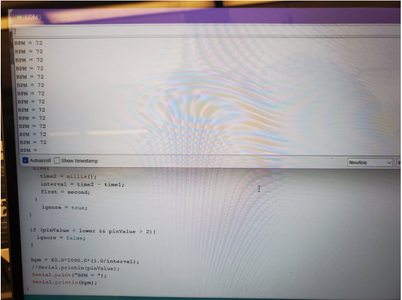 Arduino BPM Calculator and Signal Graph