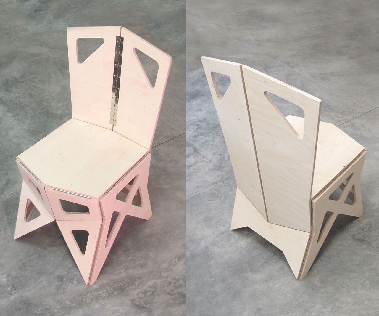Folded Plate Chair #3B