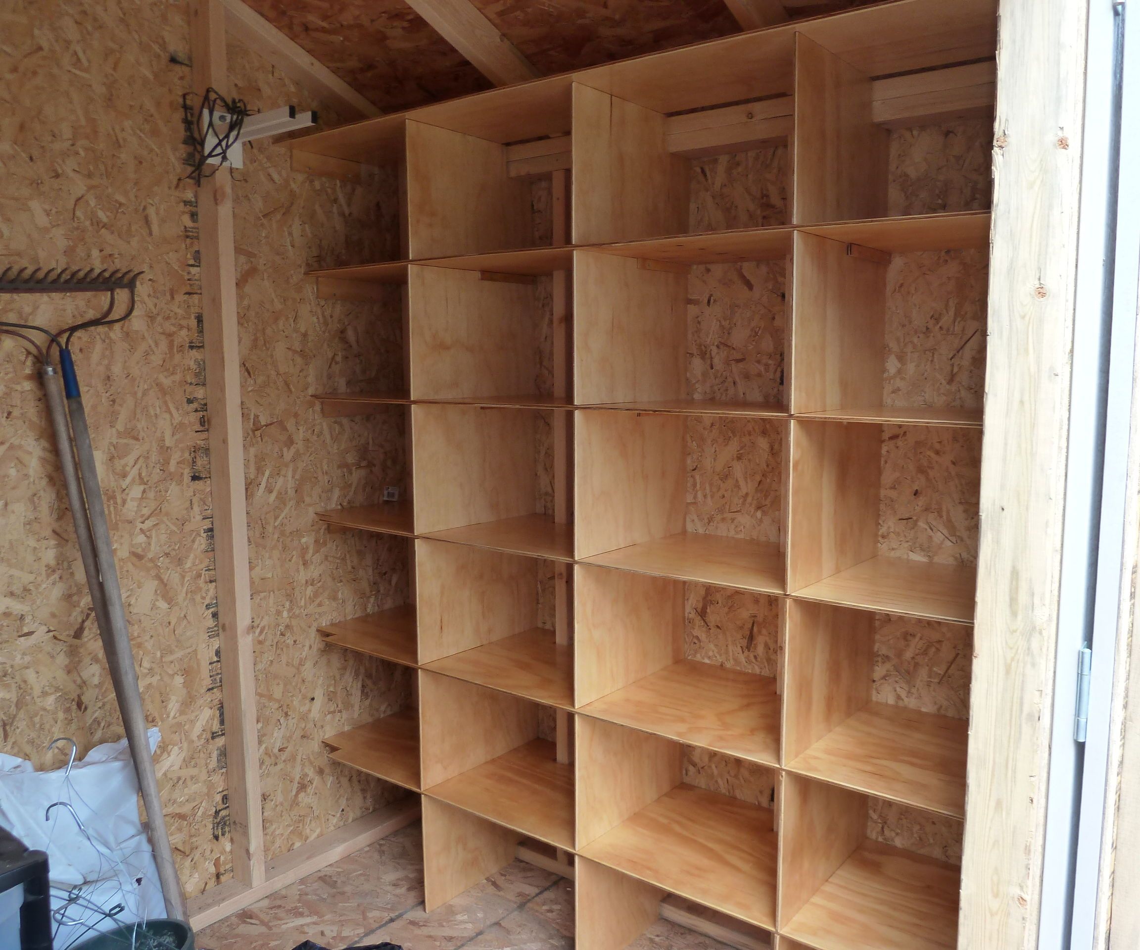 Garden Shed Cubbies