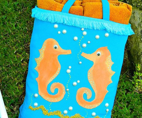 Seahorse Tote Bag