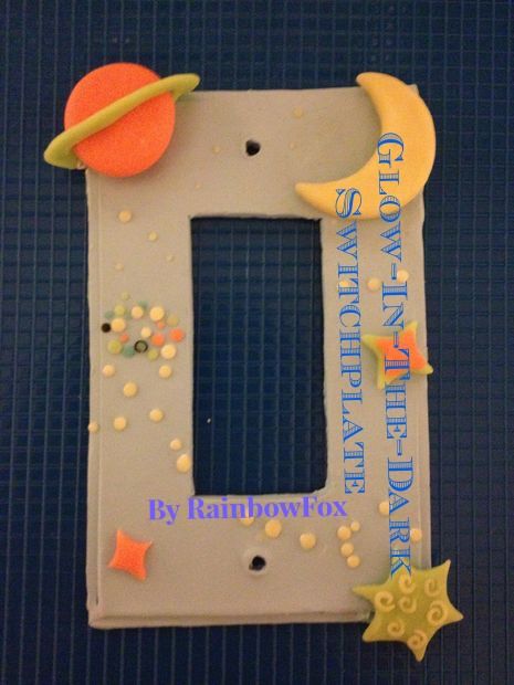 How To Make A Glow-In-The-Dark Switch Plate (Made From Polymer Clay)