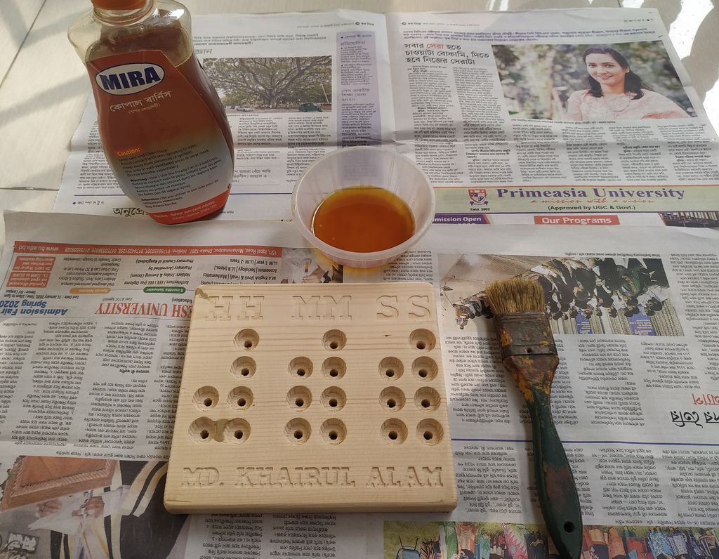 Sanding and Applying Varnish