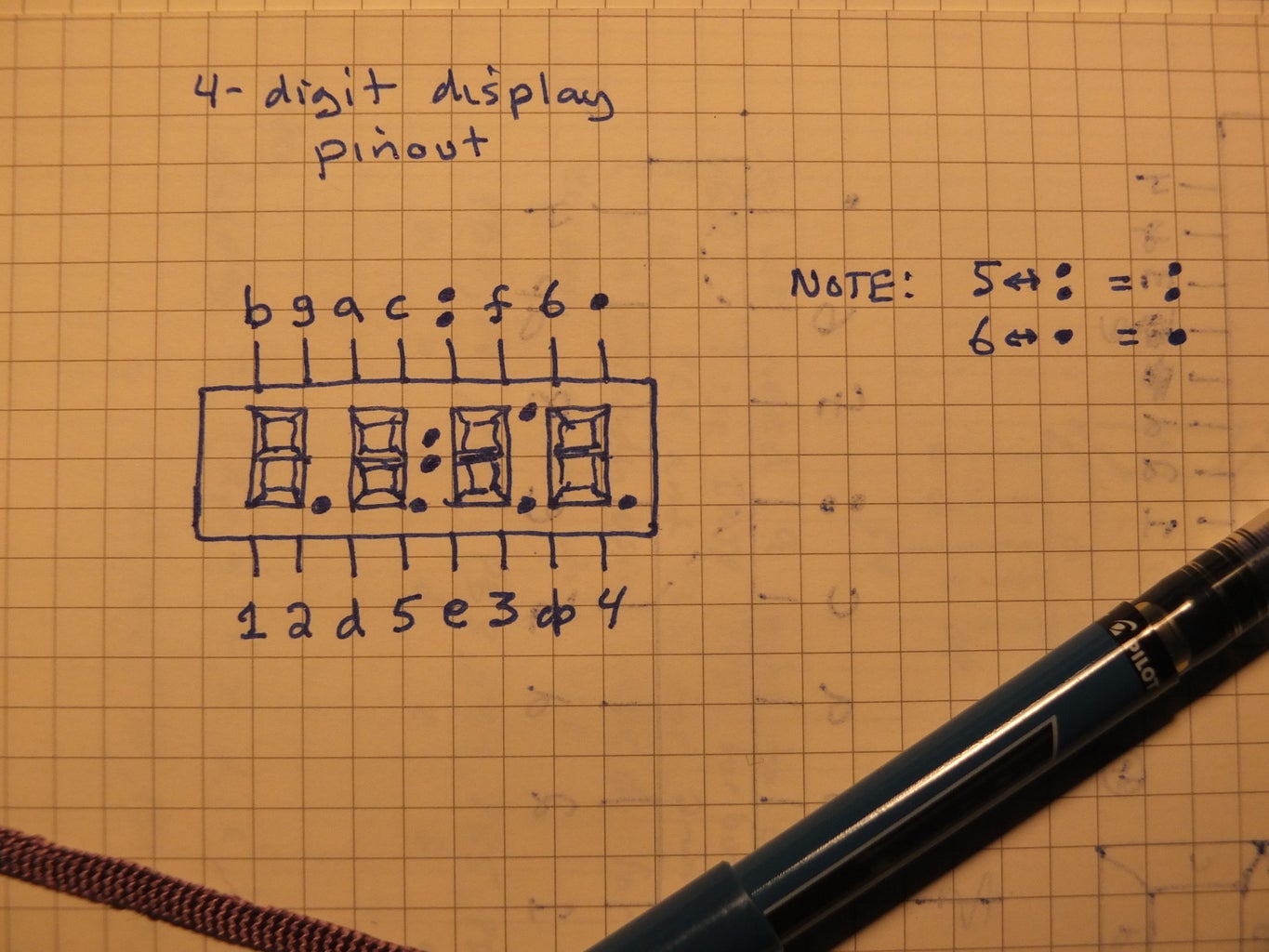 Wiring the 4-digit Display