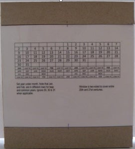 Make the Track and Attach the Calendar to One Bookend