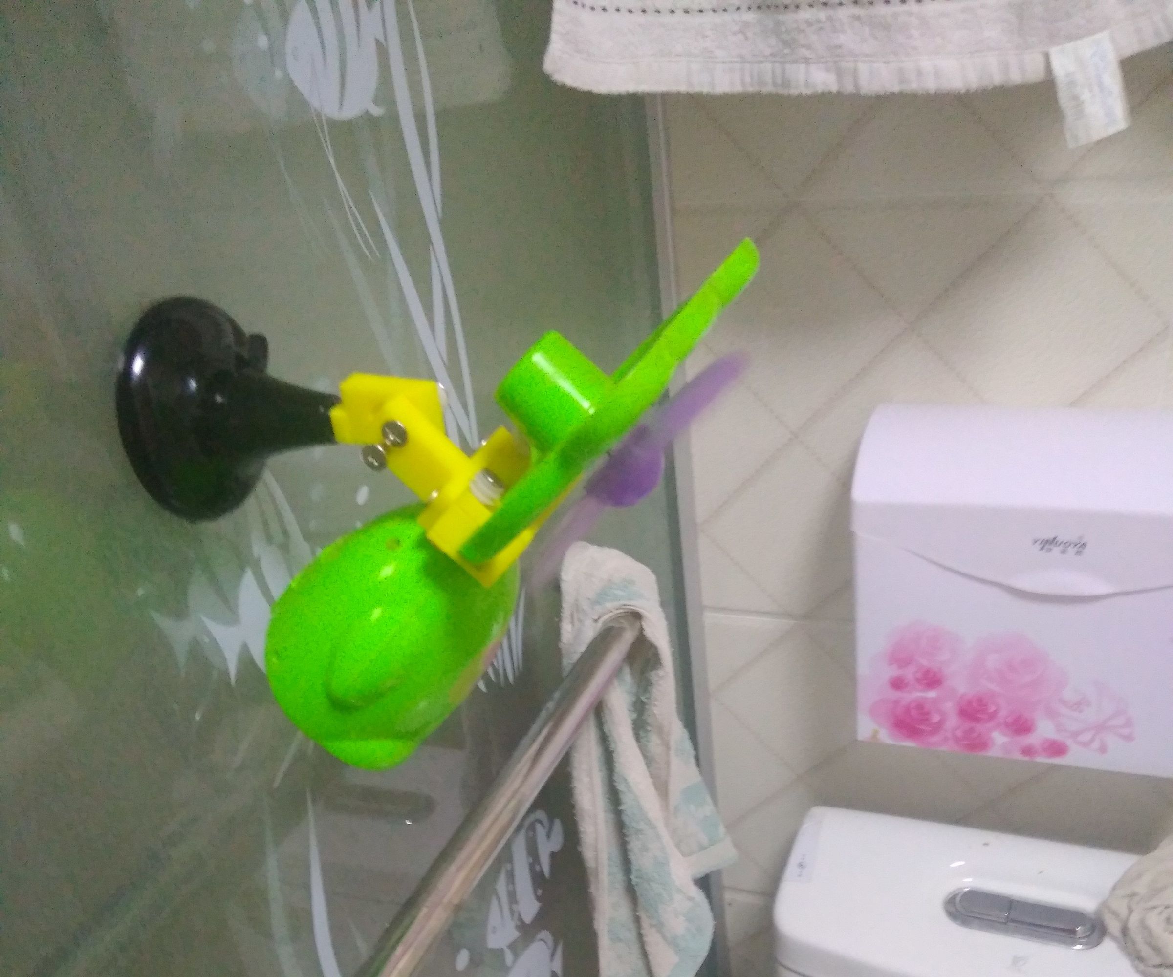 Fan With Suction Cup