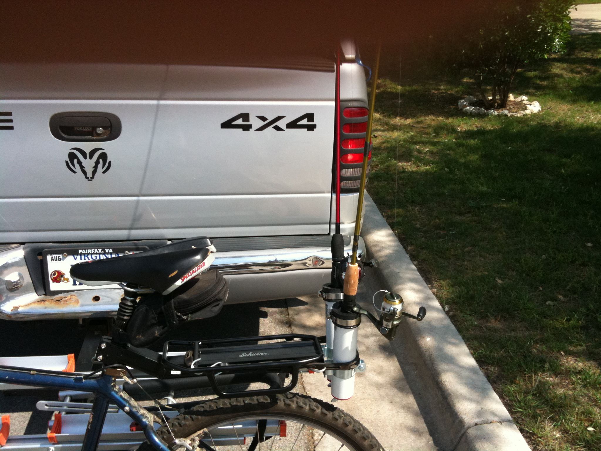Bike Mount Fishing Pole Holder 6 Steps Instructables
