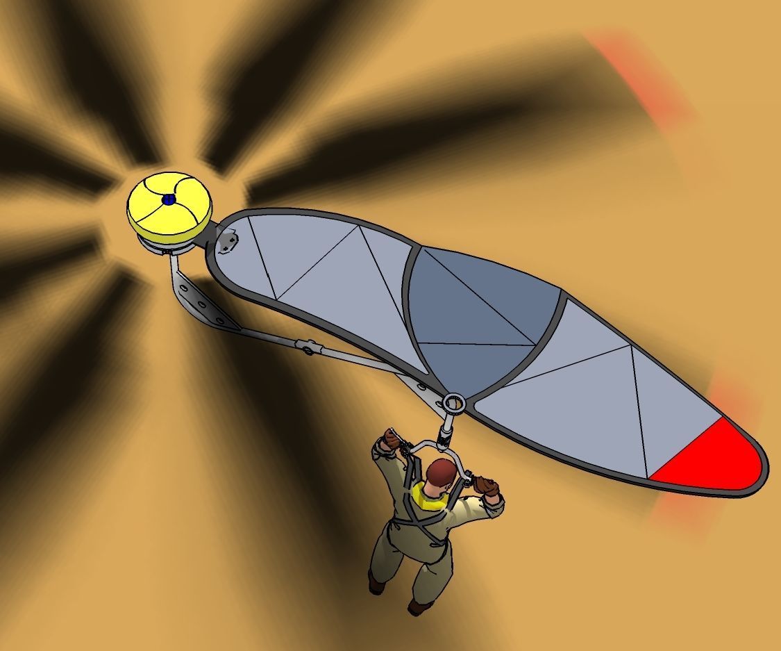 Concept : Icarus, Maple Seed & Beetle Wing-type Parachute.