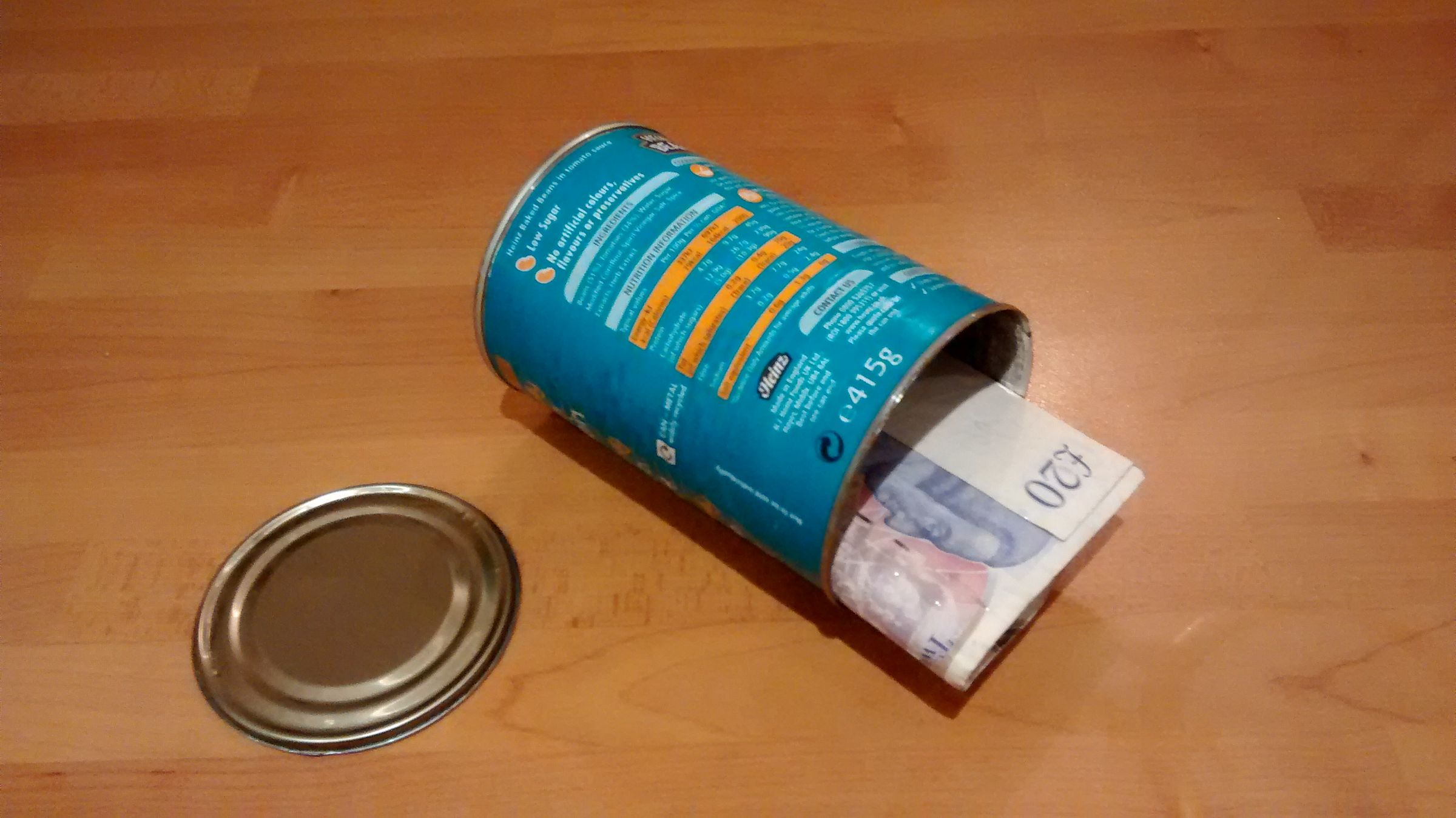 Make a Tin Can Hiding Place