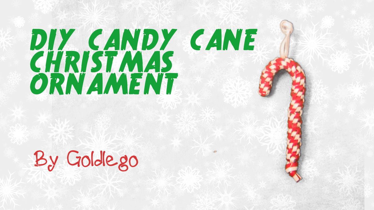 DIY Candy Cane Christmas Ornament