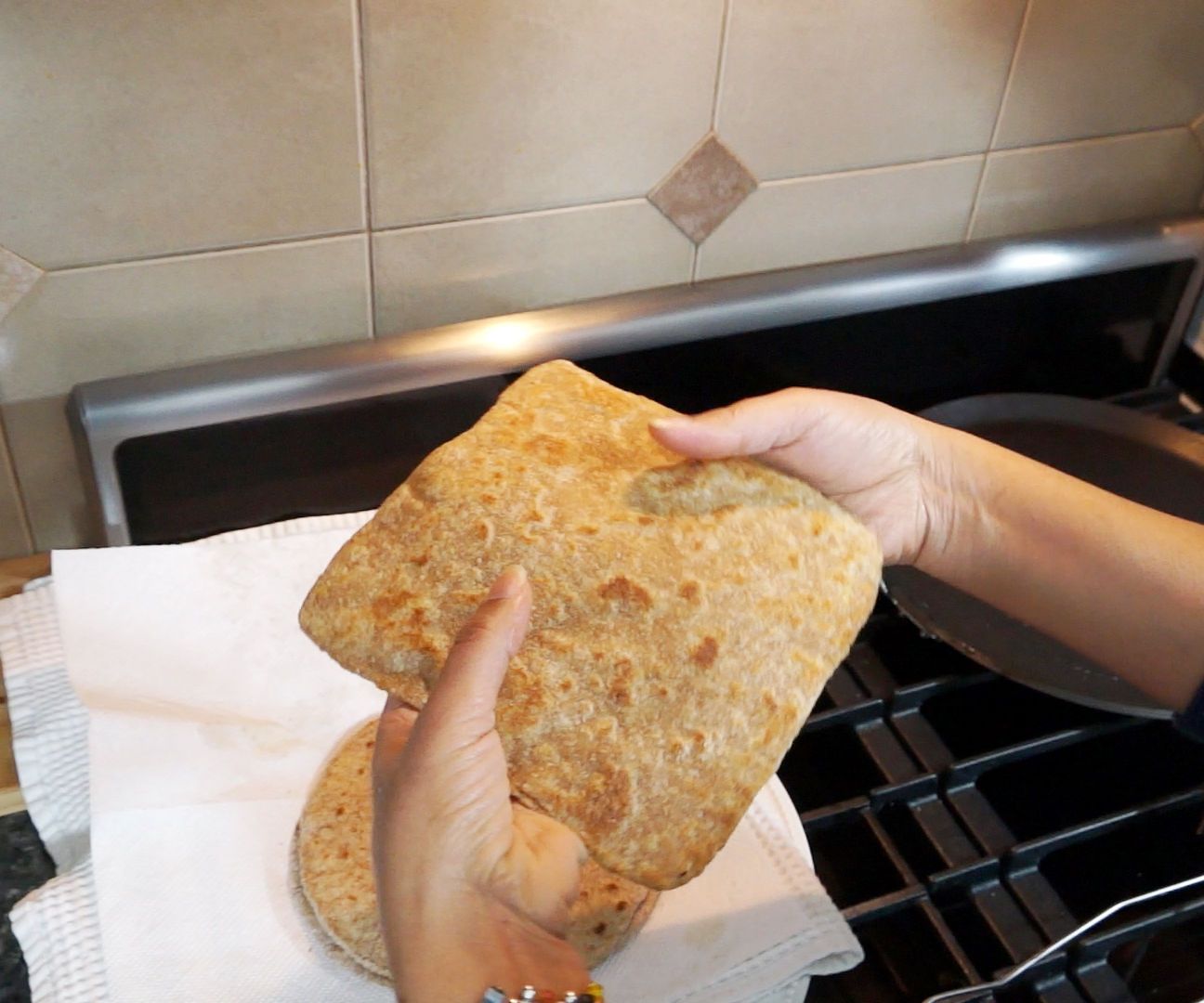How to Make Square Roti Paratha