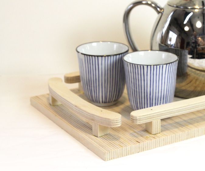 DIY Modern Plywood Tray