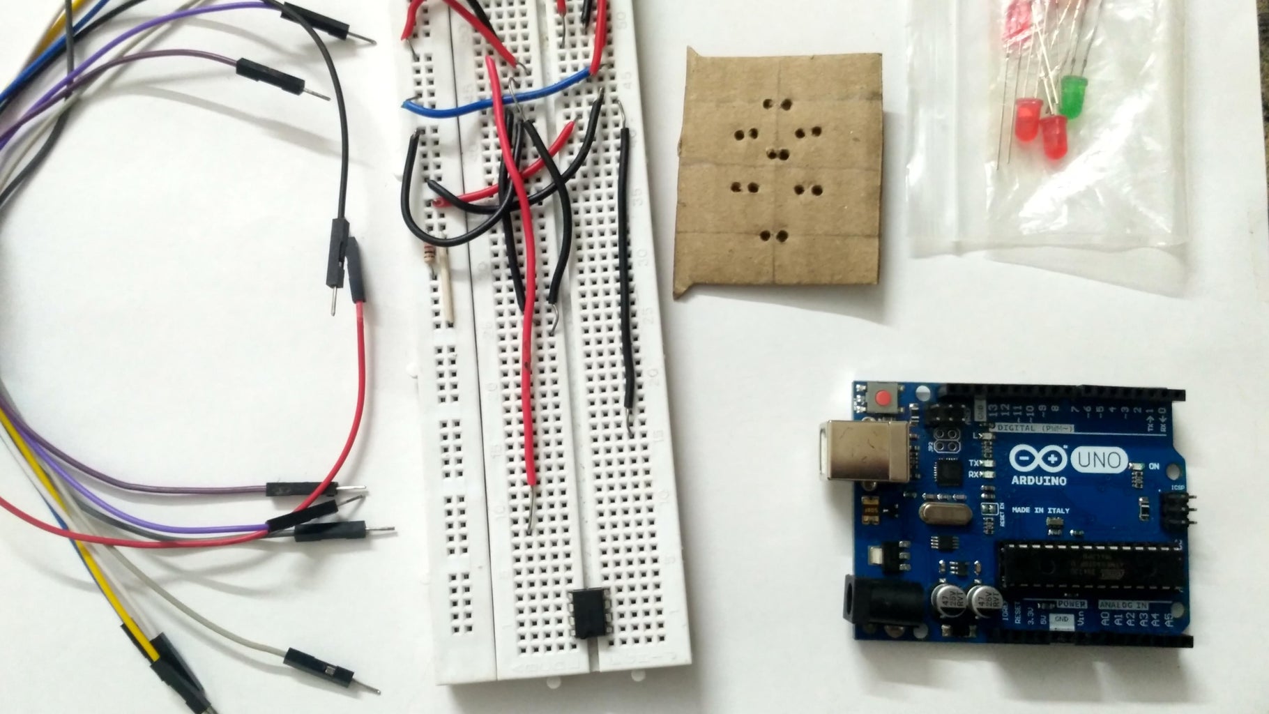 DIY 7 Segment Display With LED & Arduino | Arduino LED Interfacing ...