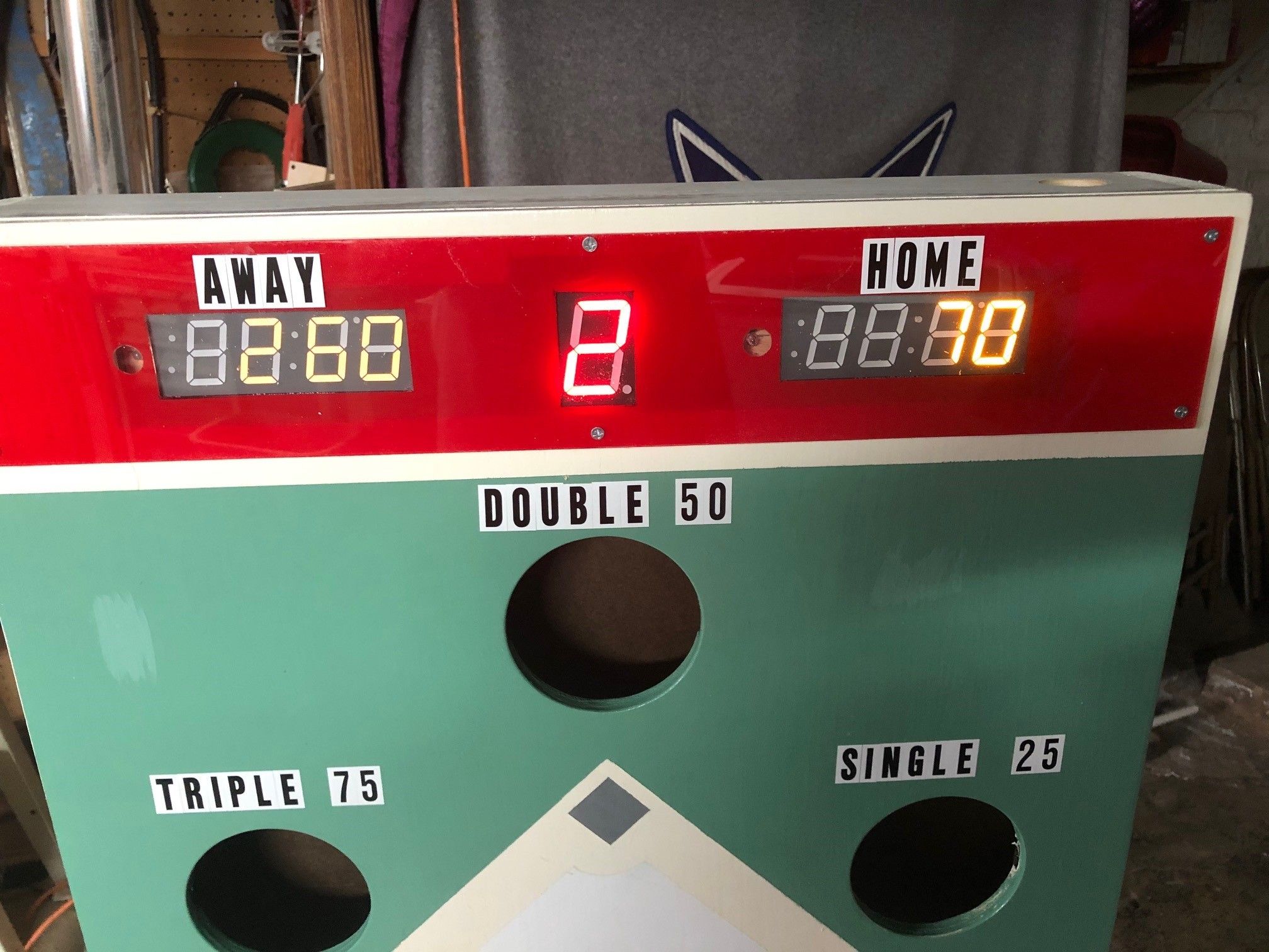 Electronic Scoring for a Bean Bag Toss Baseball Game 8 Steps (with