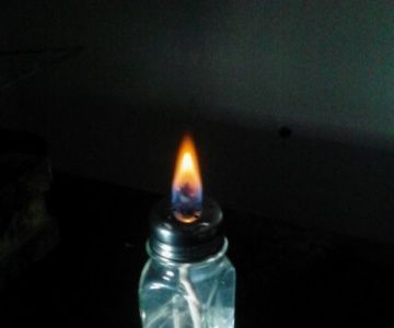 Alcohol Candle
